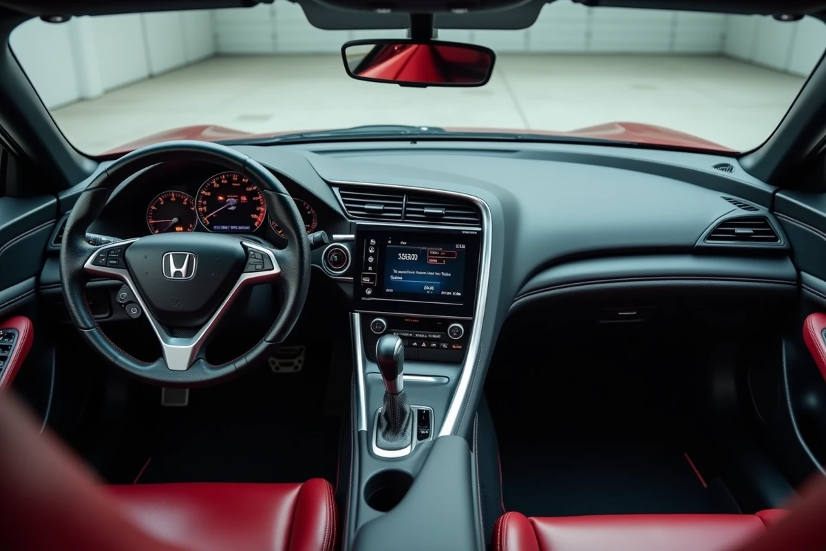 Comparaison des tableaux de bord Honda NSX première et deuxième génération, intérieur analogique versus numérique