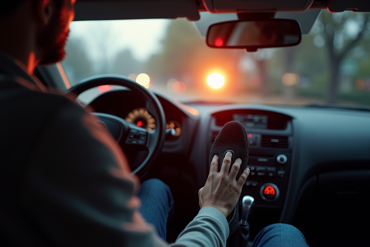 Conserver le pied sur l’embrayage à un feu rouge : bonnes pratiques de conduite